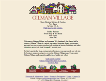 Tablet Screenshot of gilmanvillage.com